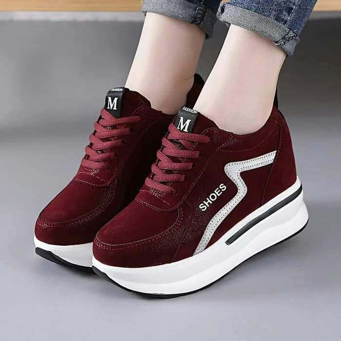BRANZ SHOES - SEPATU SNEAKERS WANITA MODEL SPORTY CASUAL VARIASI MANIK HIAS SNEAKERS WANITA MK 18