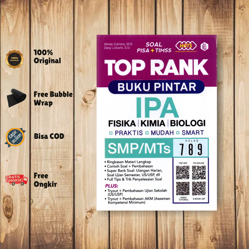 BK - Top Rank Buku Pintar IPA SMP/Mts