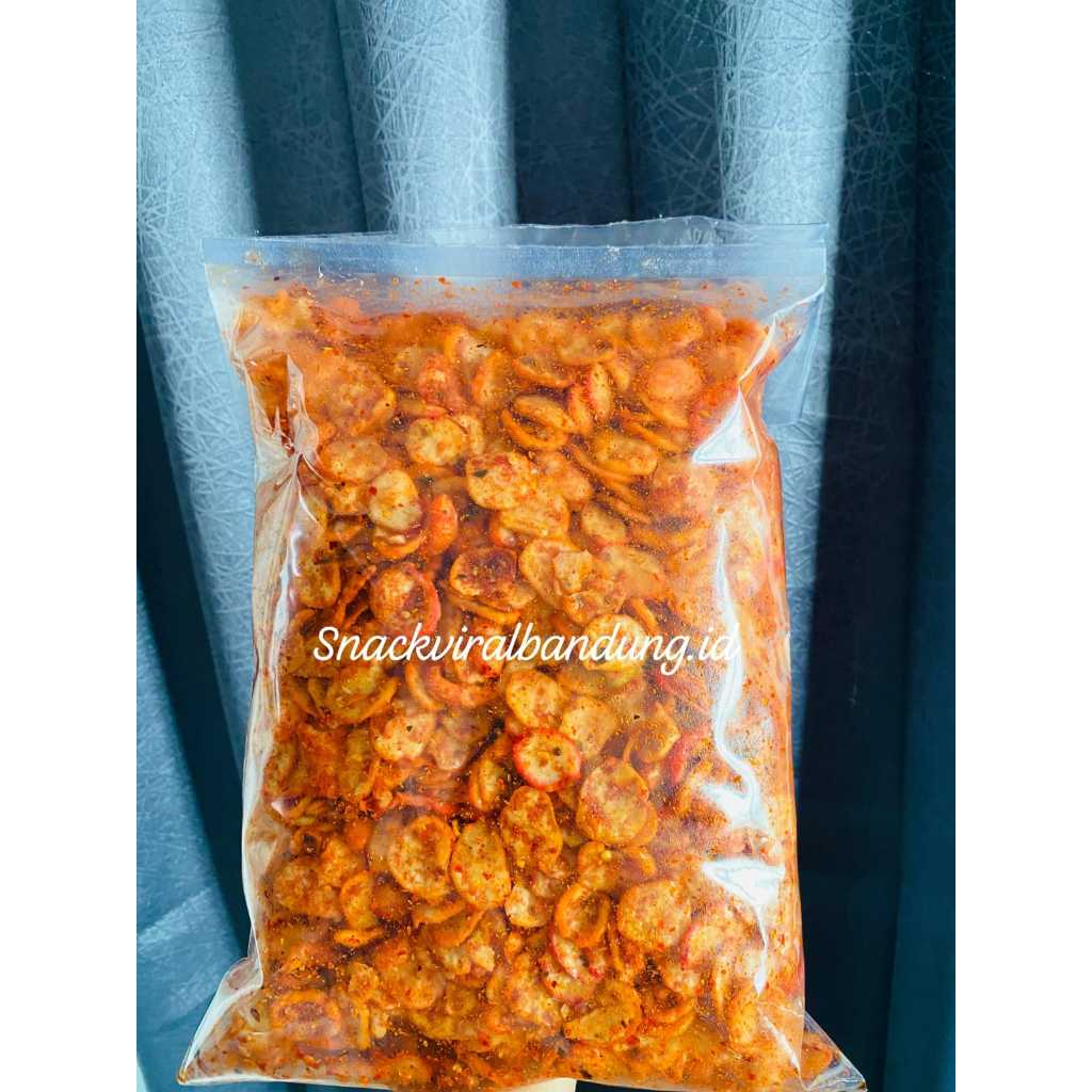 

seblak kerupuk bawang pedas daun jeruk 1kg