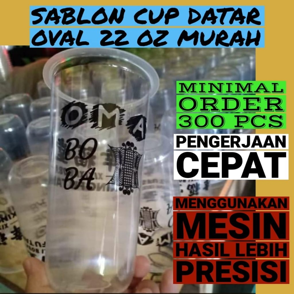 SANLON GELAS CUP 22 OZ OVAL