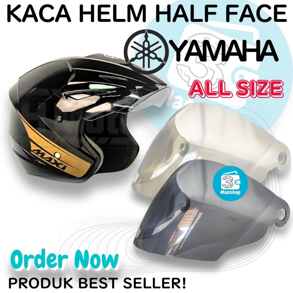 Kaca helm yamaha Maxi Visor helm yamaha hallface