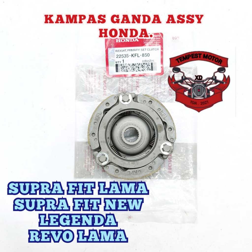 KAMPAS GANDA ORI SUPRA FIT KAMPAS OTOMATIS KOPLING SUPRA FIT NEW KANPAS GANDA ASSY HONDA REVO LAMA