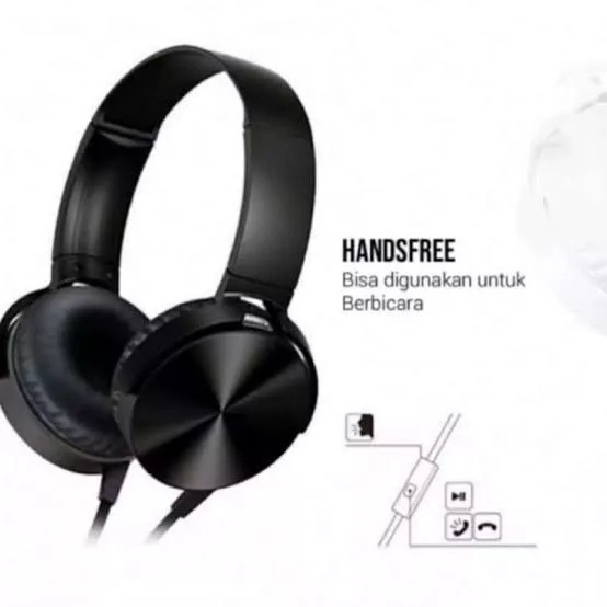 HEADSET BANDO XB450 PPT 450 HEADSET EXTRA BASS 450 EARPHONE BANDO PPT450