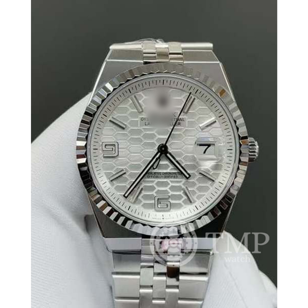 JAM TANGAN ROLEX LAND DWELLER 40mm WHITE HONEYCOMB DIAL JUBILLE BRACELET