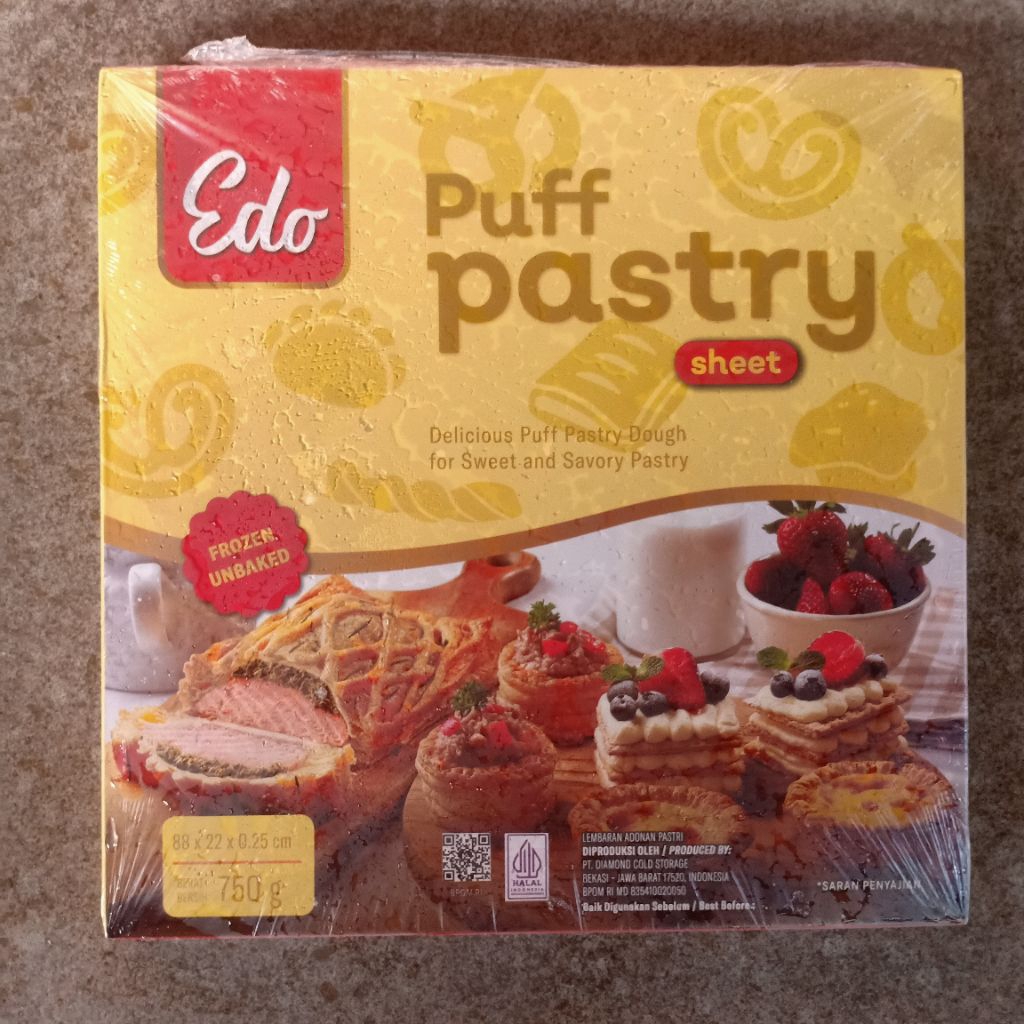 

Edo Puff Pastry 750 gram