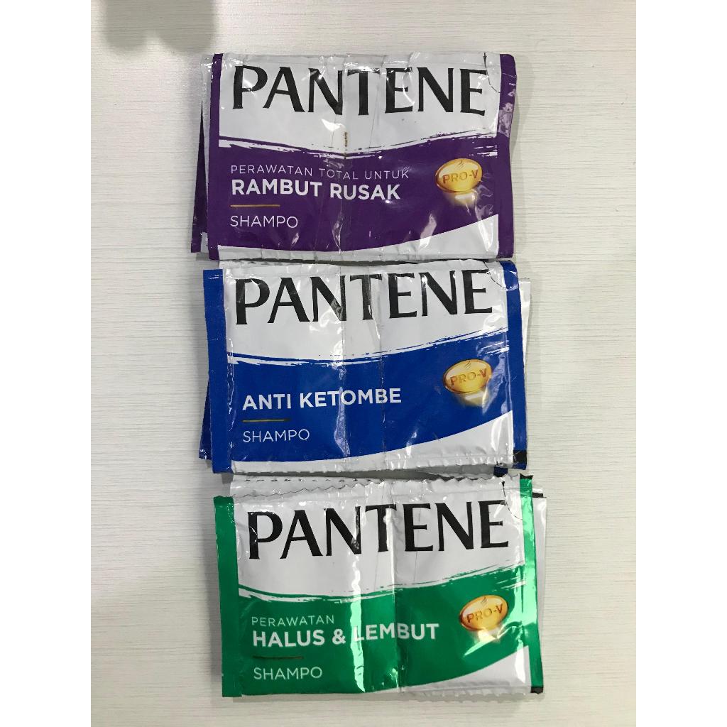 Pantene Shampo isi 3 Sachet - Shampo Anti Ketombe / Perawatan Rambut Rusak / Halus & Lembut