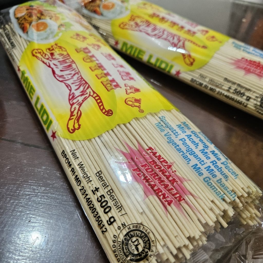 

Mi Lidi Putih Cap Harimau 500gram