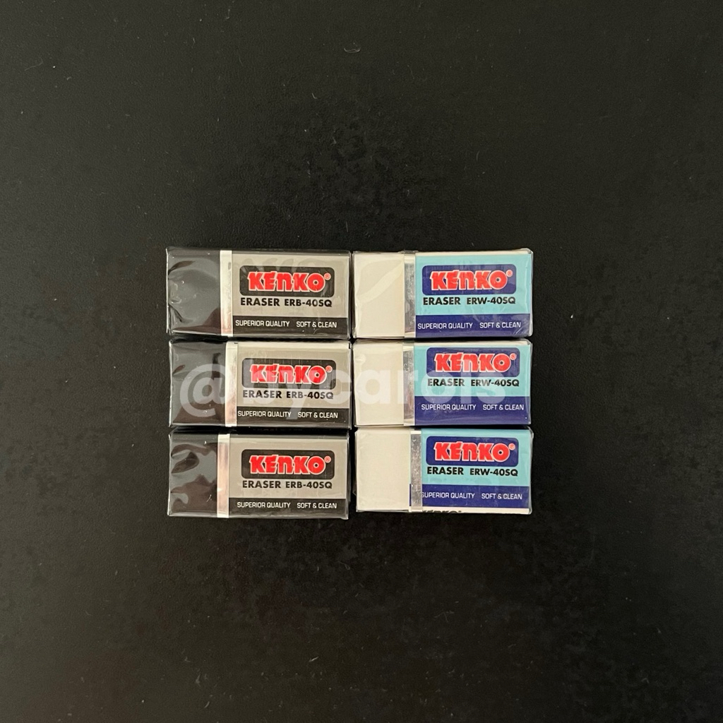 

PENGHAPUS ERASER STIP KENKO HITAM PUTIH ERB-405Q ERW-405Q