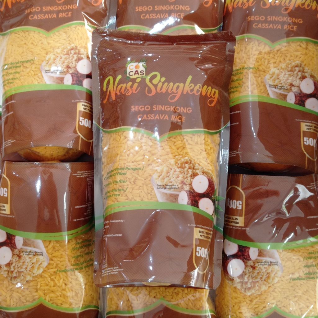 

Beras Singkong / Sego Singkong / Cassava Rice Cocas 500gr