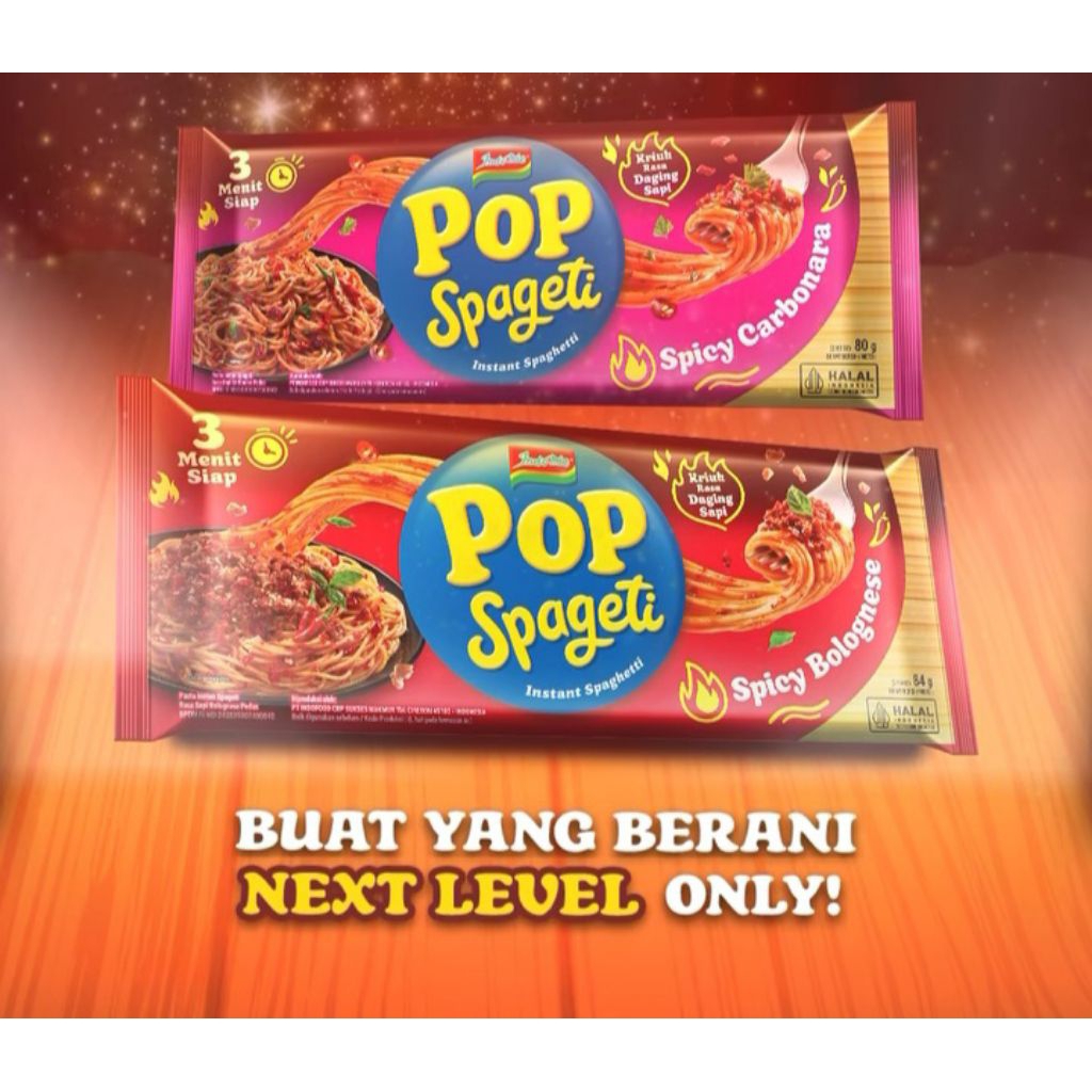 

BARU Indomie Pop Spageti Spicy Carbonara Bolognese Spagetti Spaghetti Pasta Instant