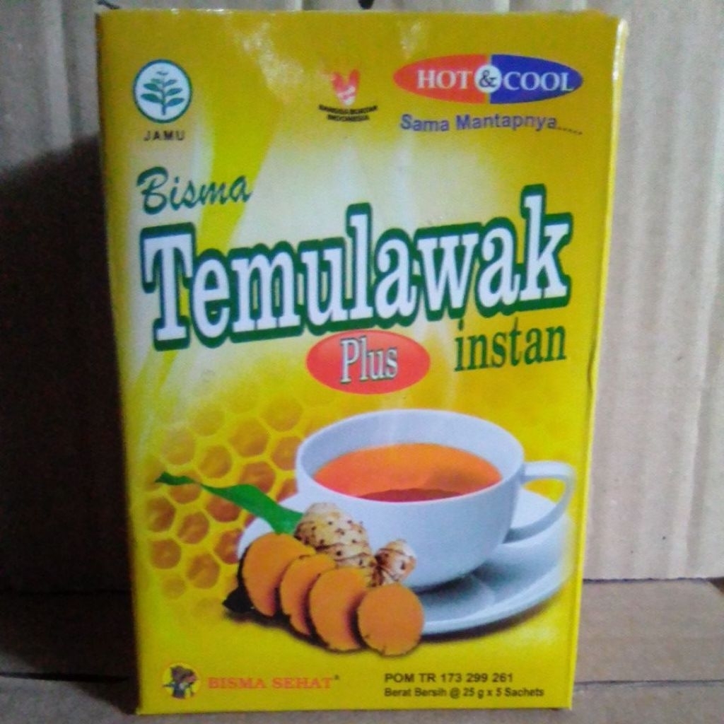 

Instan Temulawak Plus Madu Bisma 1 pack isi 5 Sachet