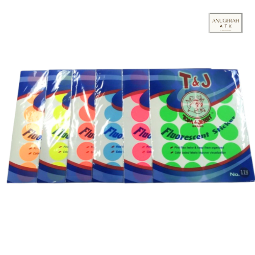 

Label Tom Jerry Warna Fluorescent 118 Sticker Bulat