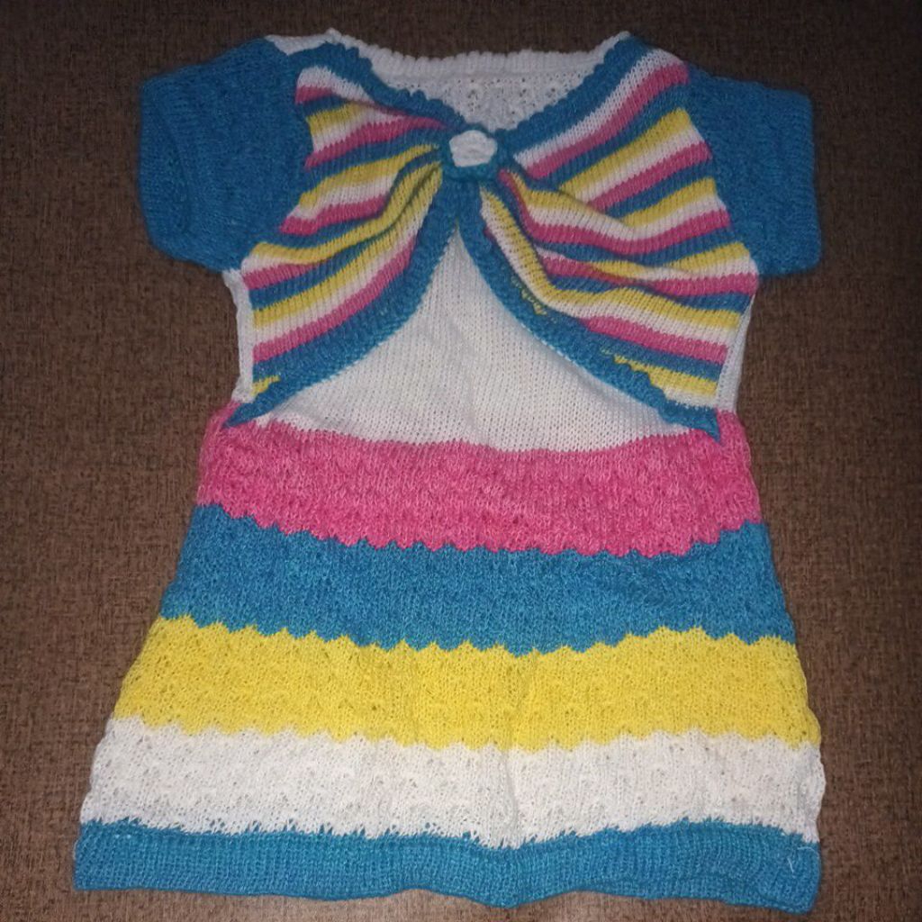 (PL) DRESS RAJUT ANAK
