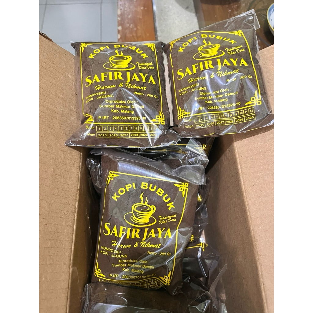 

Kopi Bubuk Dampit Safir Jaya 200 gram