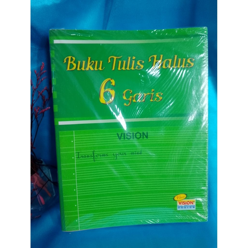 

Buku Tulis Halus 6 Garis Vision, Buku Garis 6, Buku Tulis Sambung