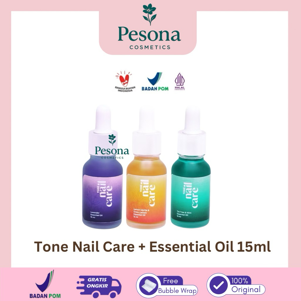 Tone Nail Care + Essential Oil 15ml - Tone Vitamin Kuku & Kutikula - Vitamin Memperkuat Kuku