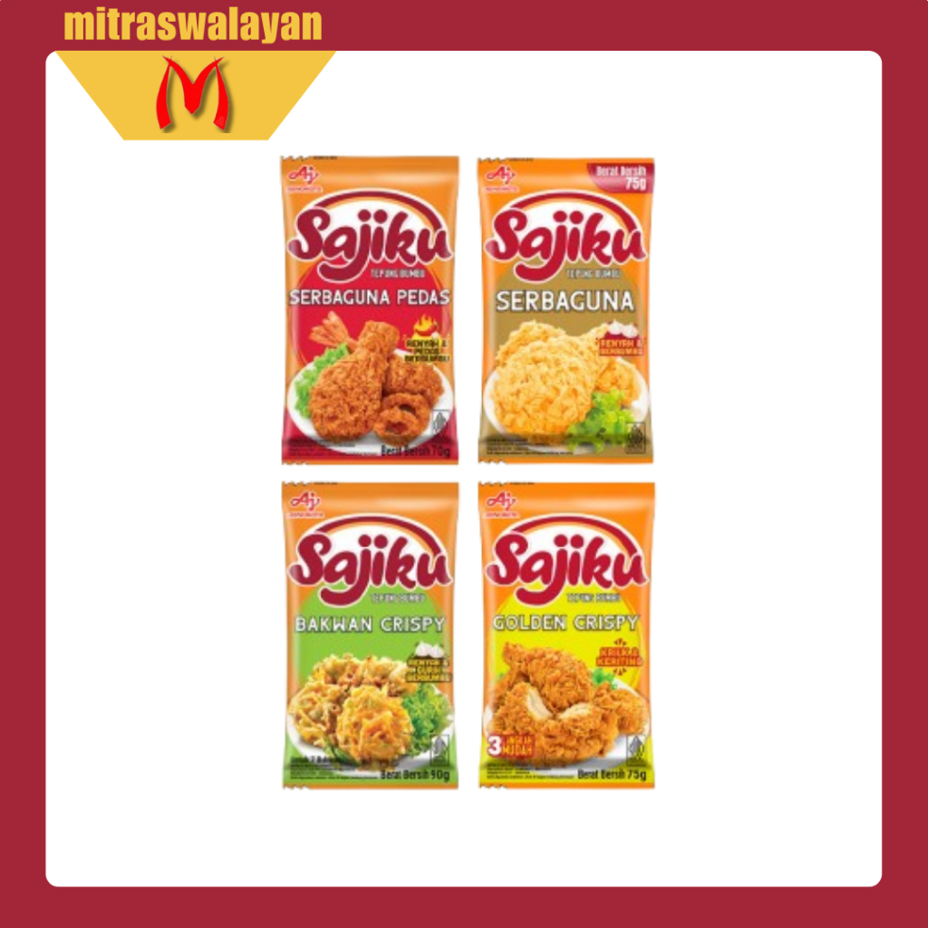 

SAJIKU Tepung Bumbu All Varian