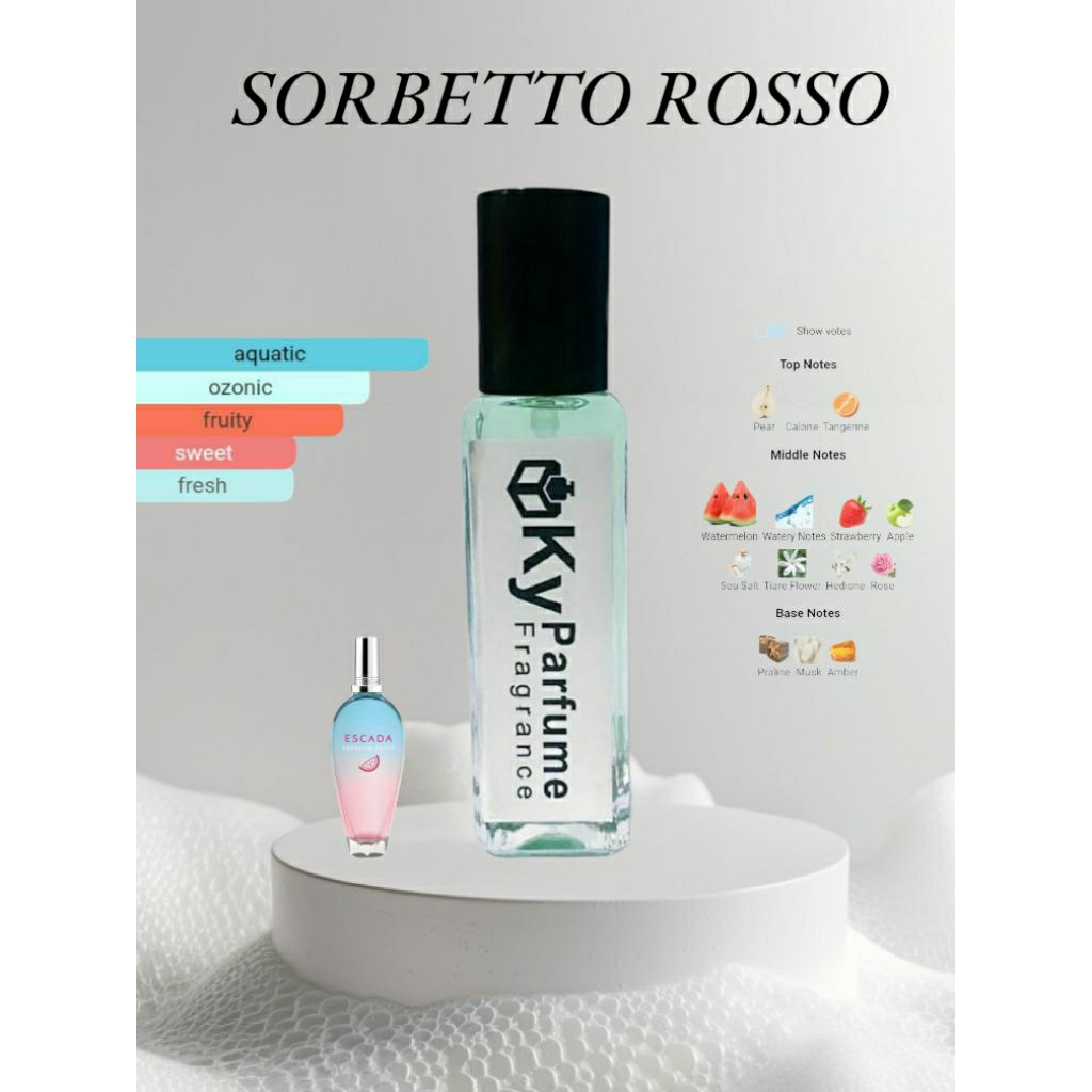 Ky Parfume Fragrance { ESCADA SORBETTO ROSSO}