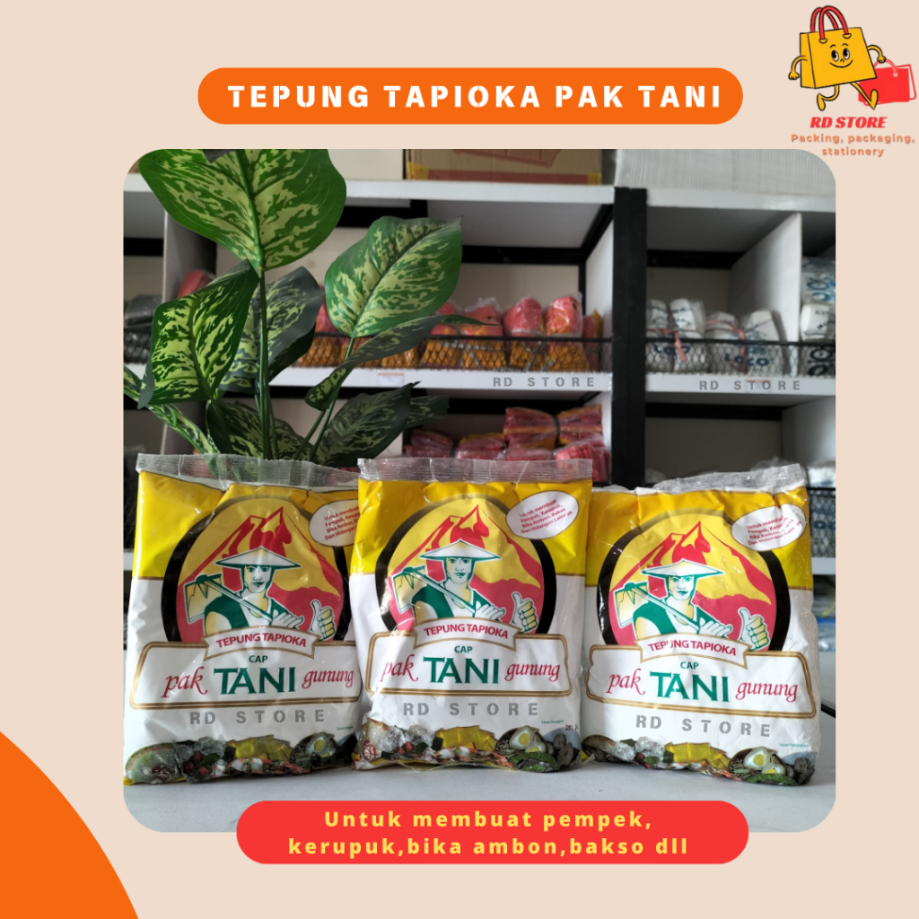 

TEPUNG TAPIOKA PAK TANI GUNUNG TEPUNG TAPIOKA CAP PAK TANI GUNUNG TEPUNG TAPIOKA 500 GR TEPUNG SAGU