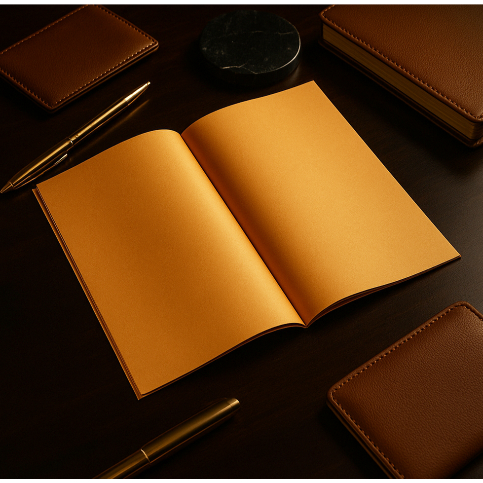 

Sampul Buku Coklat Polos Boxy isi 20 lembar