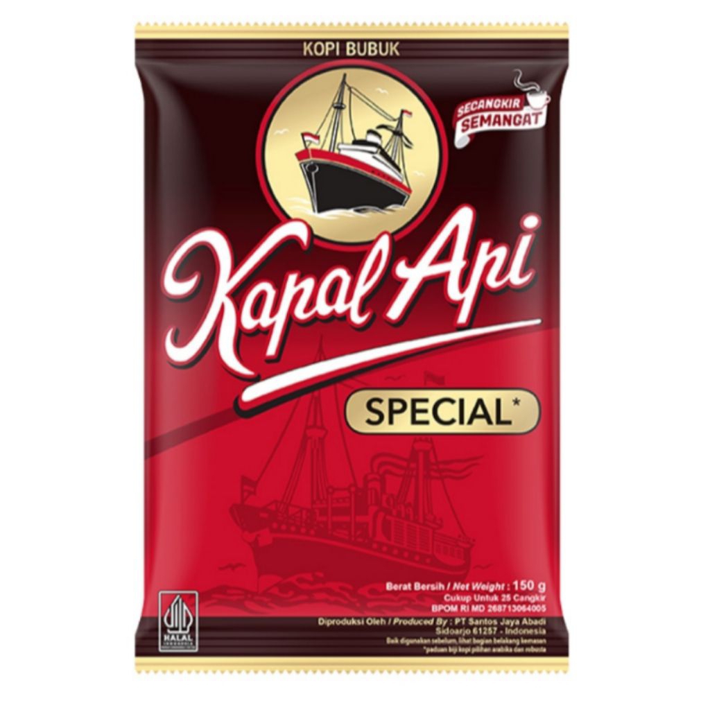 

Kapal Api Kopi Bubuk Instan Special 150 g