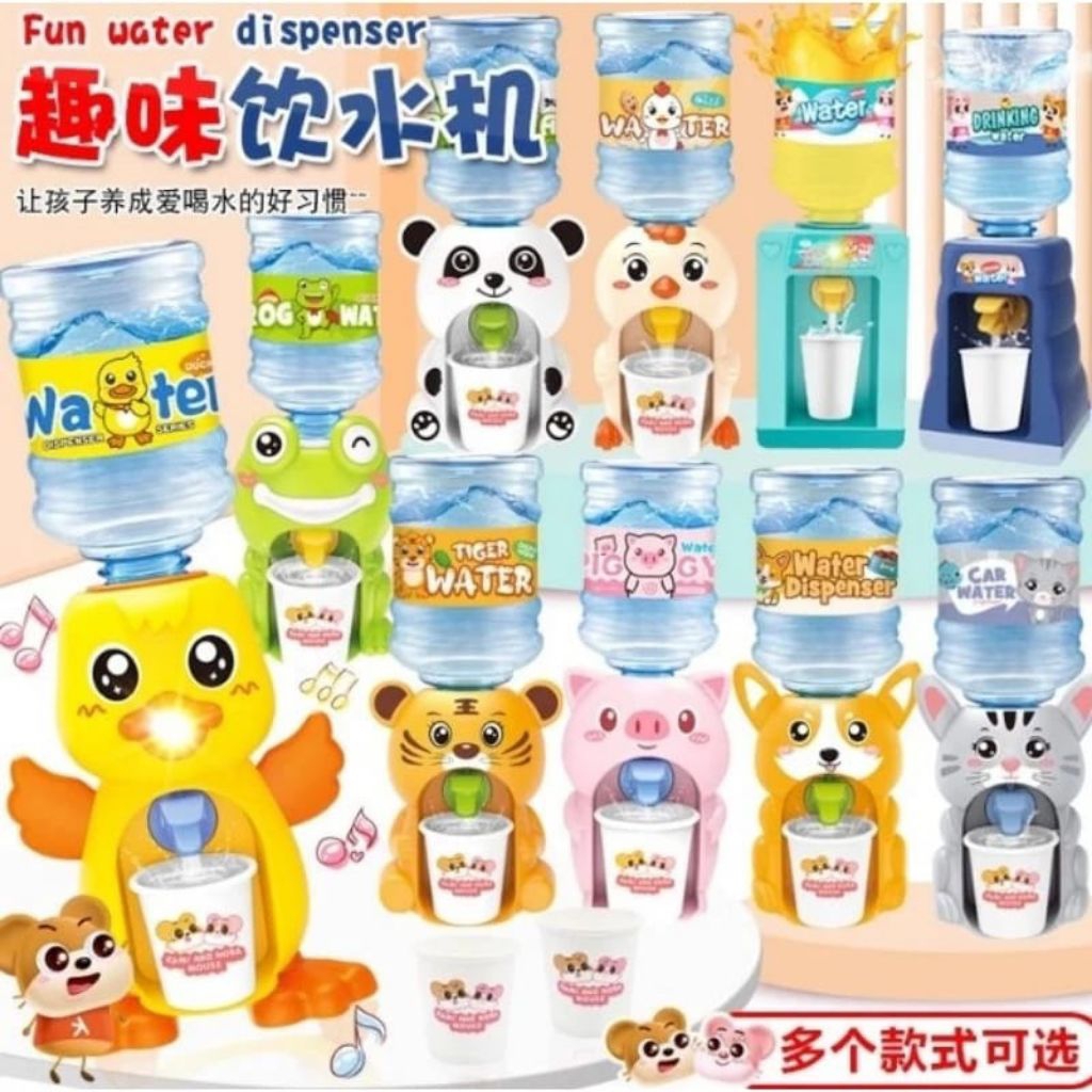 Mainan Koleksi Anak 068 / Mainan Dispenser Mini Anak / Mainan Bebek Anak Anak / Mainan Air Galon Min