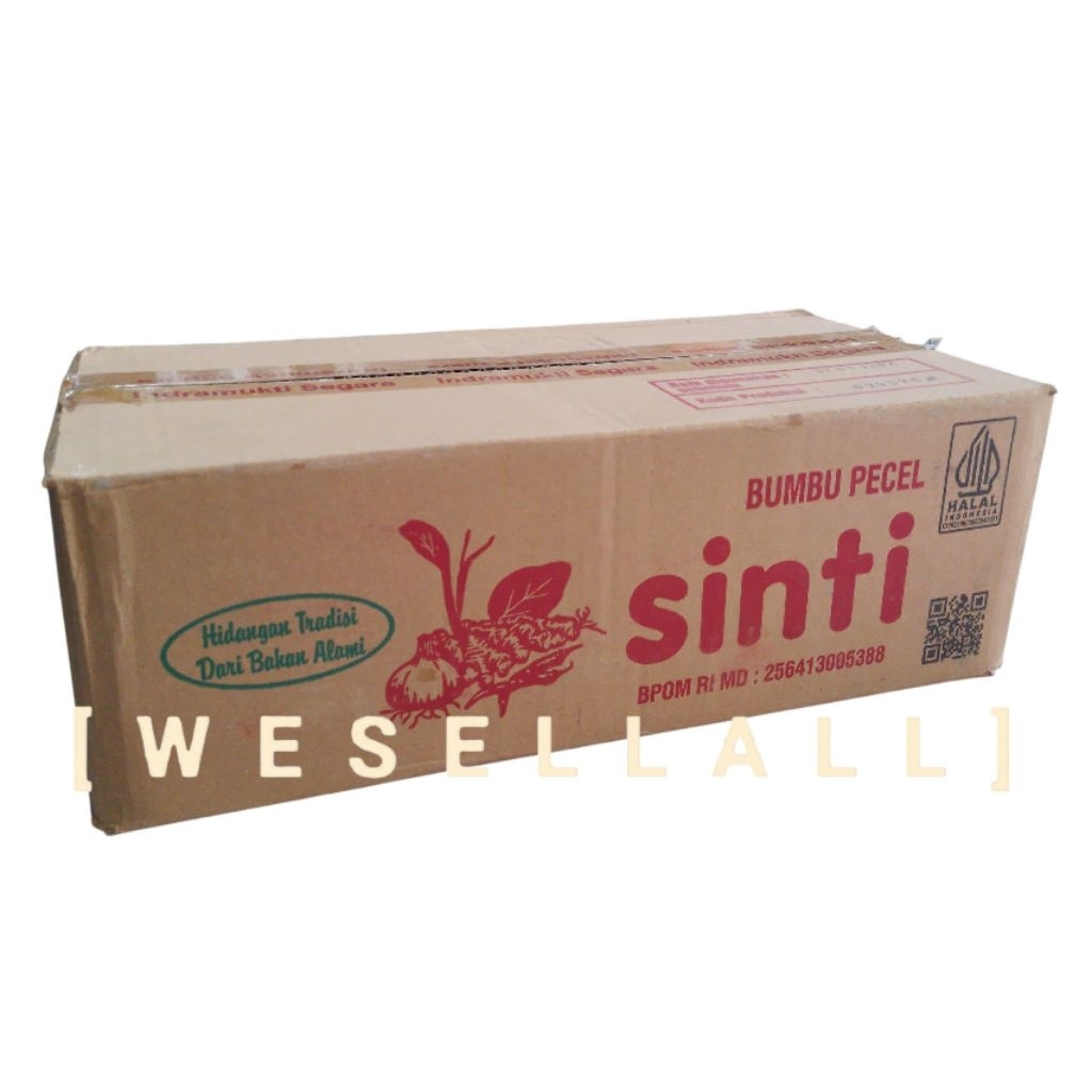 

Sinti Bumbu Pecel PER KARTON Isi 30 pcs @ 200 gr | 0011SPC