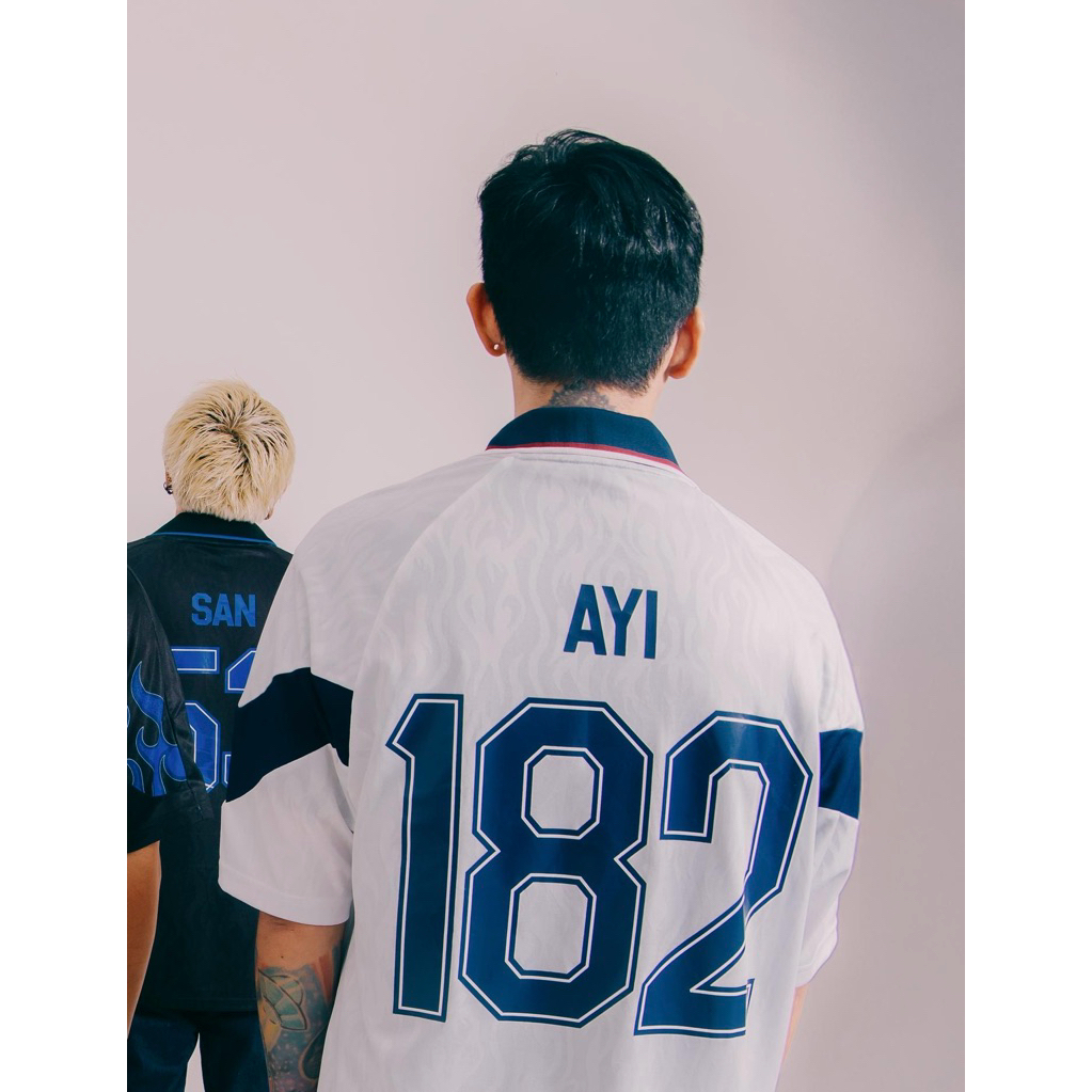 PWG X MILLS JERSEY WHITE WITH NAME SET