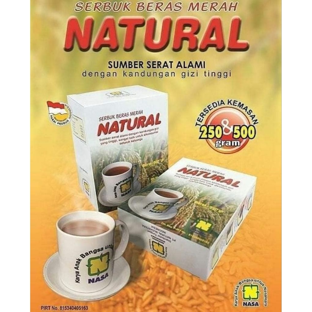 

NATURAL SERBUK BERAS MERAH SBMN 250gr