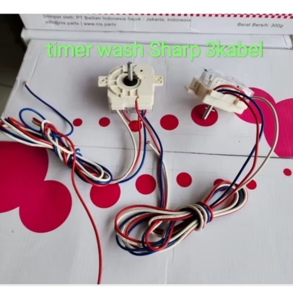 Timer wash pencuci sharp 3 kabel Original