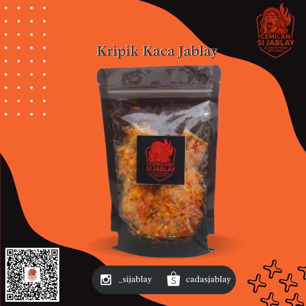 

Keripik Kaca Pedas Daun Jeruk 100gr - Cemilan Si Jablay