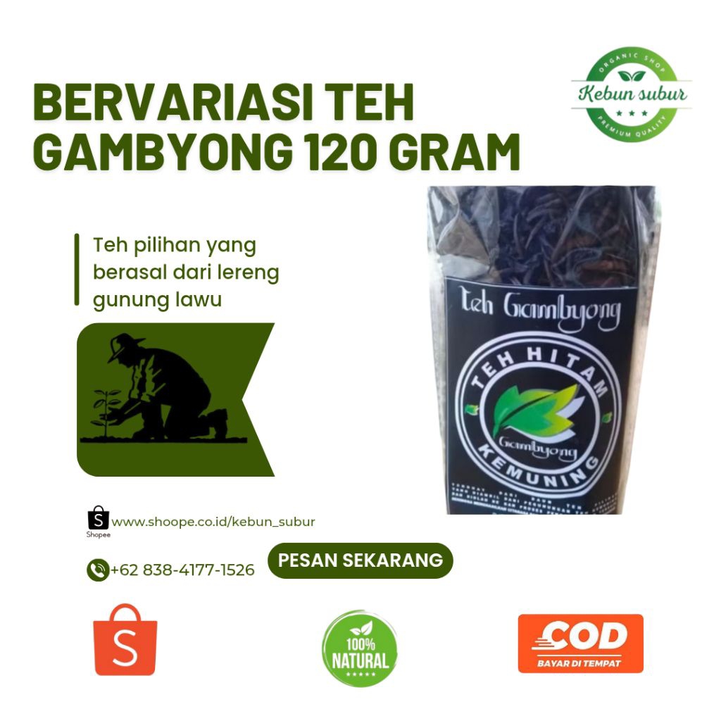 

KEBUN_SUBUR -120 Gram Teh kemuning Gambyong