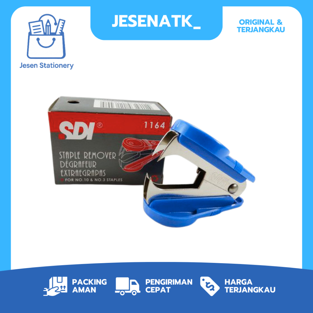 

Pencabut Staples SDI Remover: Praktis, Cepat, Aman & Tanpa Merusak Kertas!