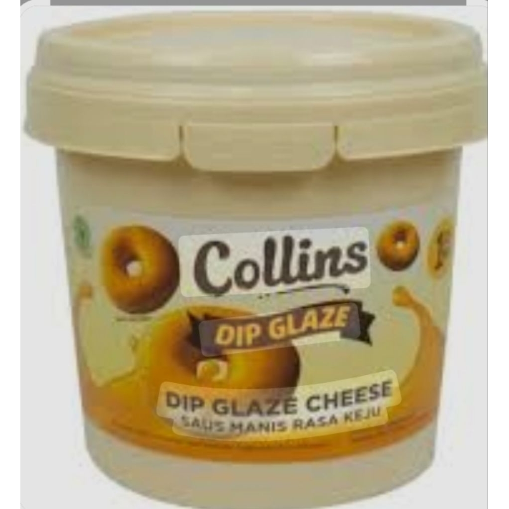 

Collins Dip Glaze Cheese 1 Kg - Selai Manis Rasa Keju