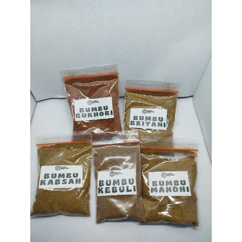 

Aneka Bumbu Kebuli+Kismis Golden (untuk 500gr/1Liter Beras)