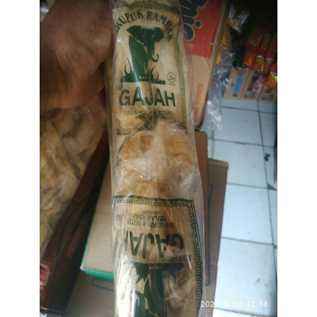 

krupuk rambak cap gajah 12pcs