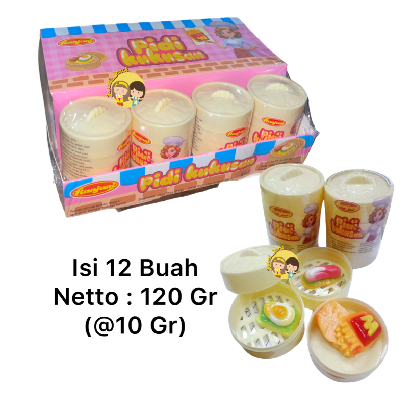 

GROSIR - Permen Kukusan Buah 12 x 10 gr – Permen Lunak Aneka Rasa, Manis & Kenyal