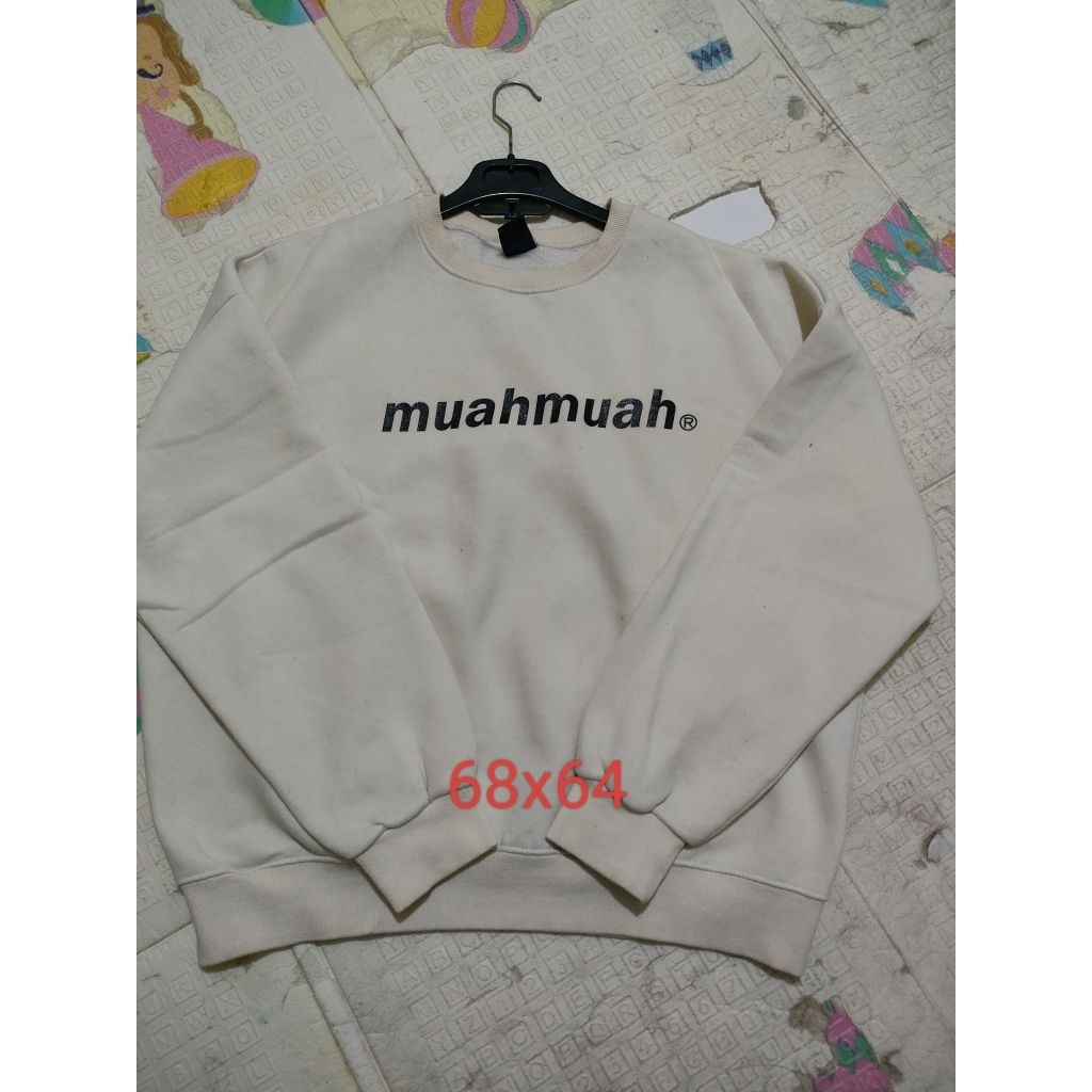 crewneck muahmuah crewneck murah crop top
