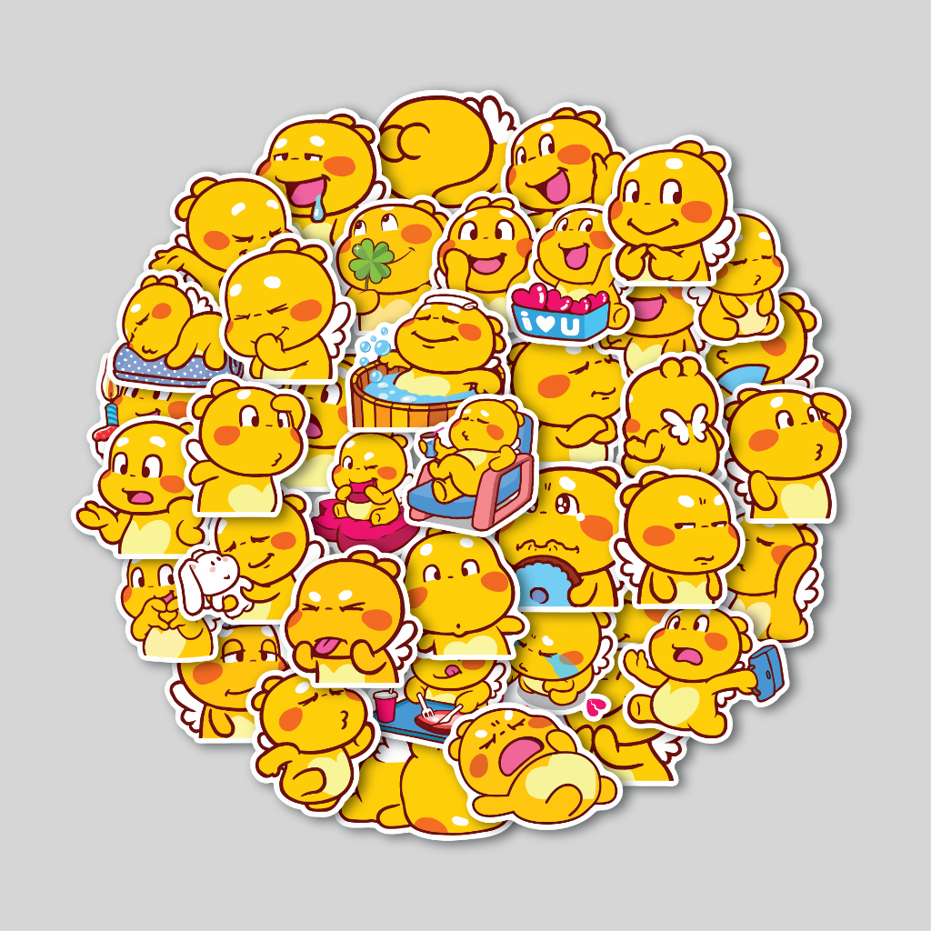 

STICKER PACK QOOBEE AGAPI | STICKER TUMBLR | STIKER LAPTOP KOPER HELM