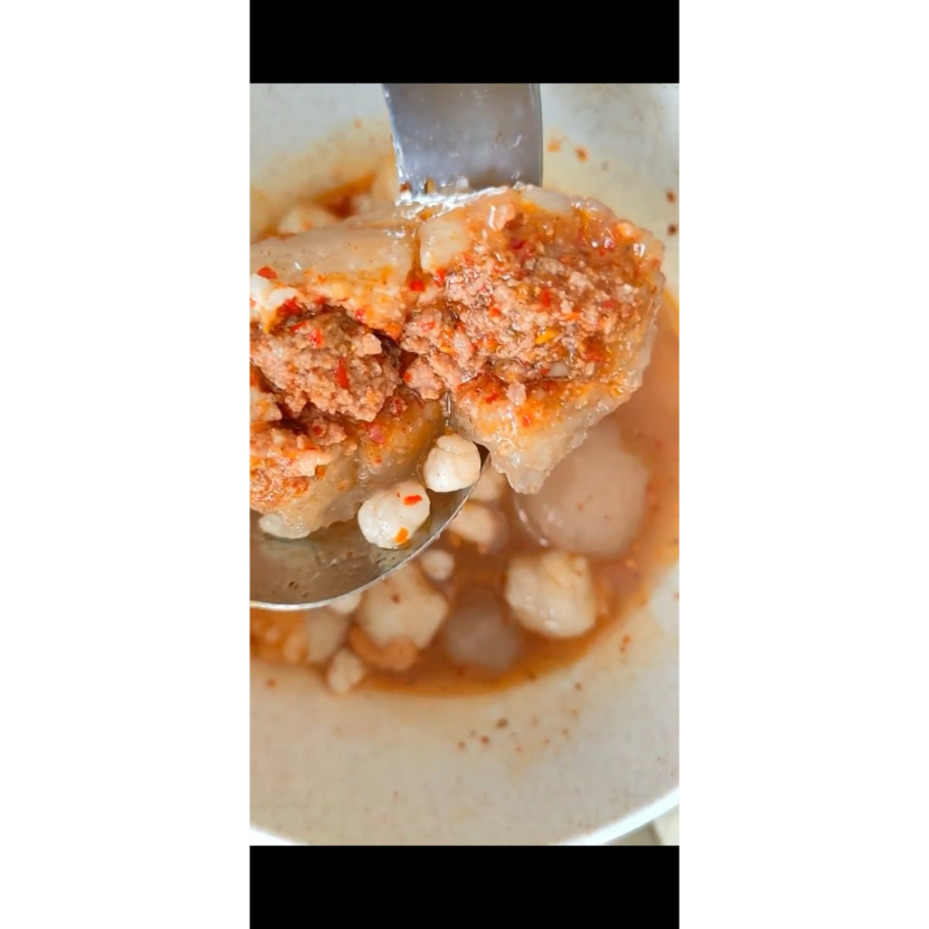 

Baso aci granat isi daging cincang