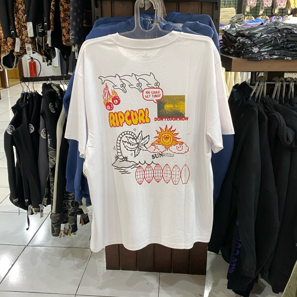 Kaos Ripcurl Sun Buzzed White Original