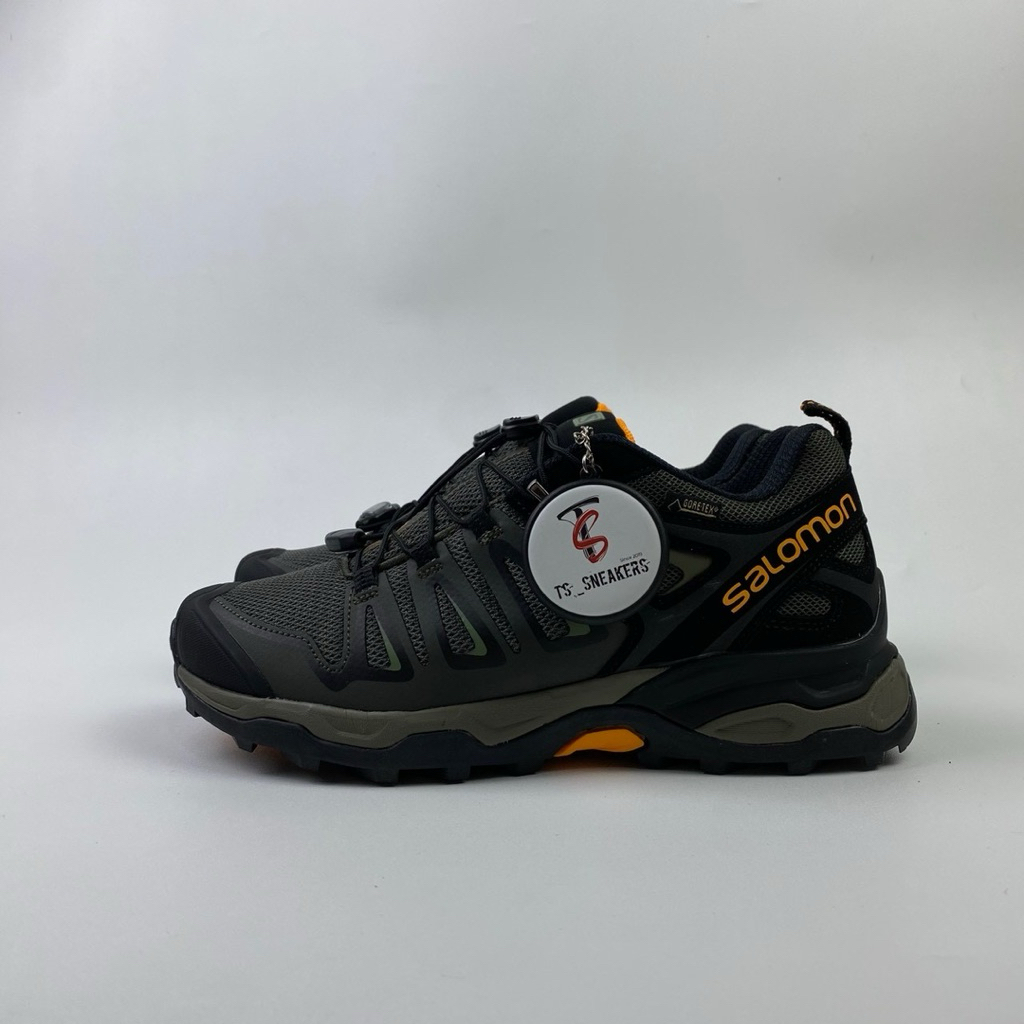 Sepatu Salomon X Ultra 3 Black grey Orange