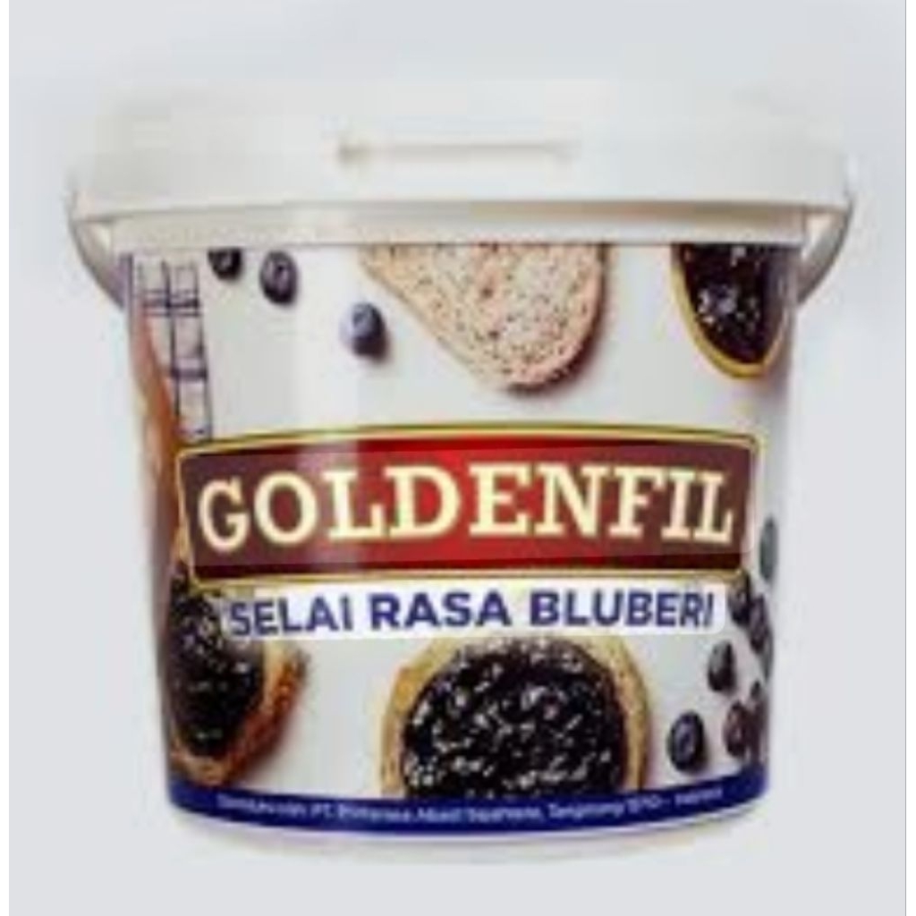 

Goldenfil Blueberry Jam 1 Kg - Selai Rasa Blueberry