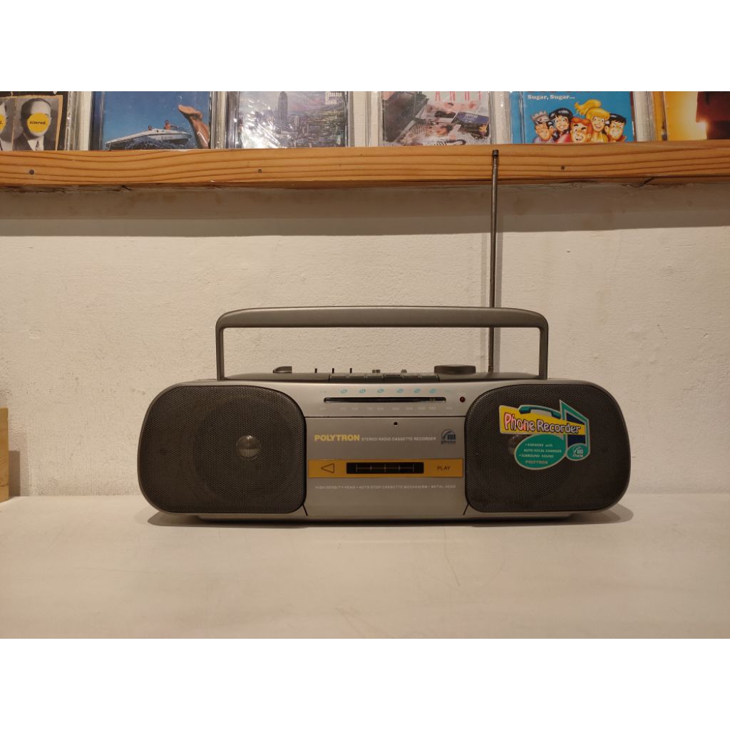 Radio Tape POLYTRON PSC 123DC / compo tapedeck boombox walkman kaset pita player
