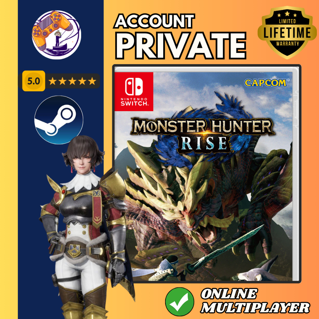 Monster Hunter: Rise | PC STEAM ACCOUNT MULTIPLAYER ONLINE