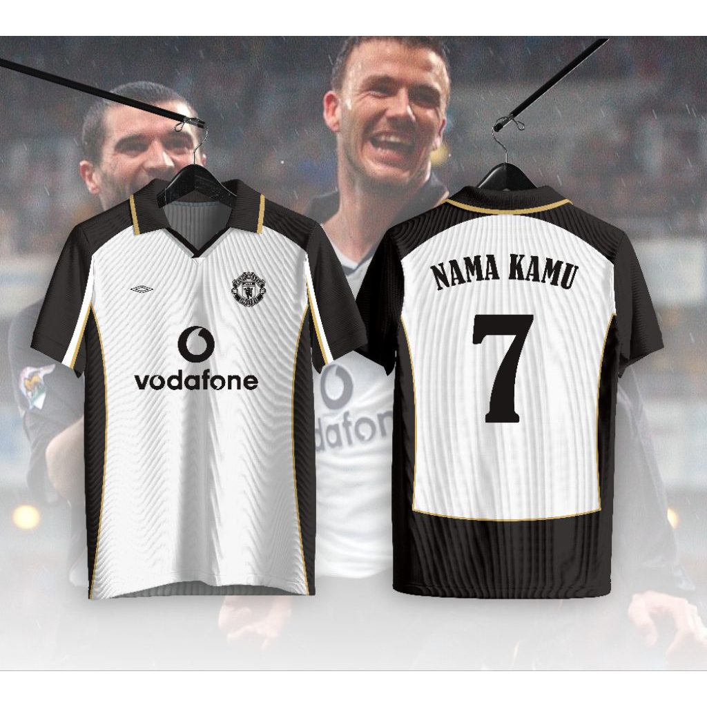 JERSEY MU RETRO FANTASY PUTIH GRATIS PASANG NAMA + NOMOR/ NAMESET