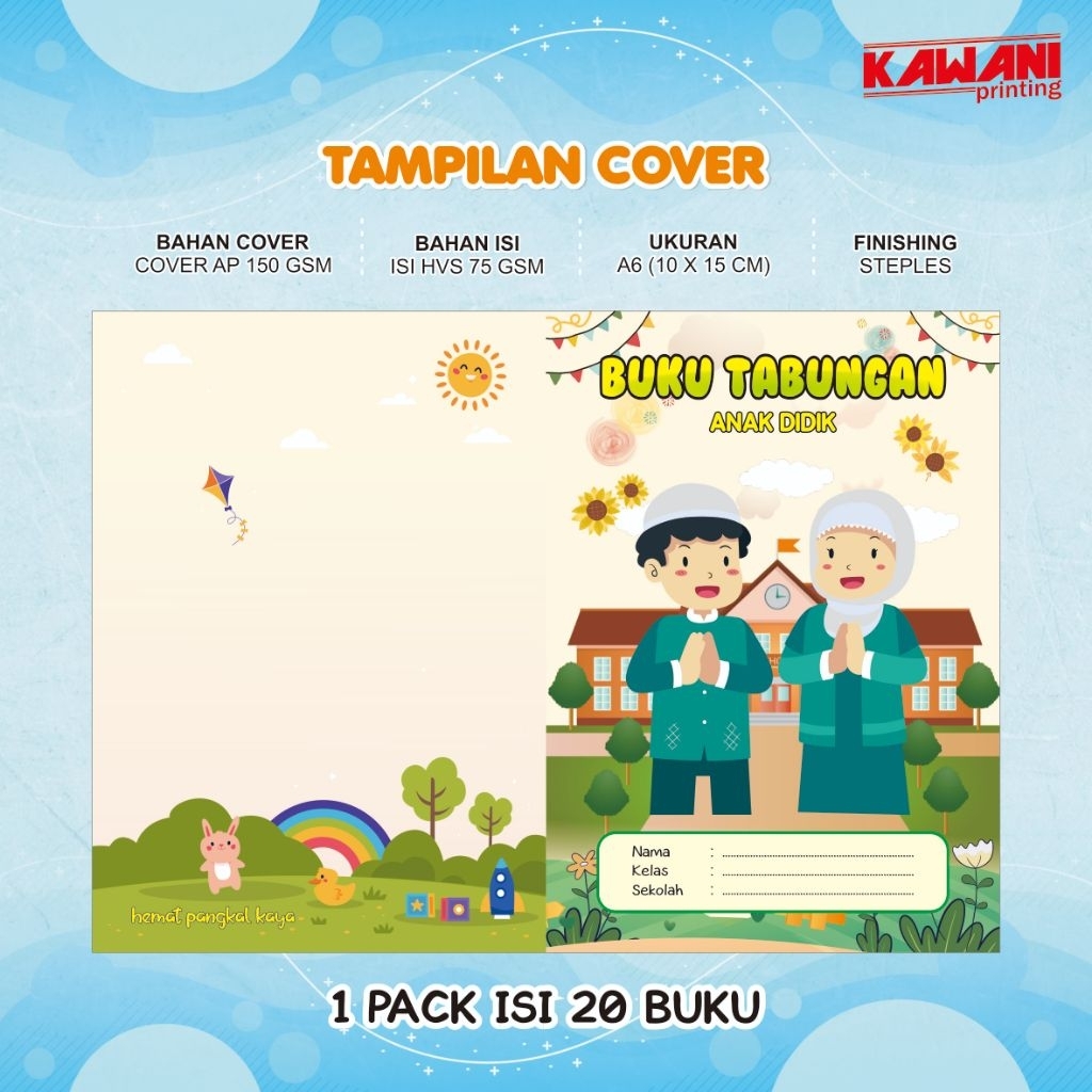 

Buku Tabungan Murah /TK/RA/PAUD/Bisa COD