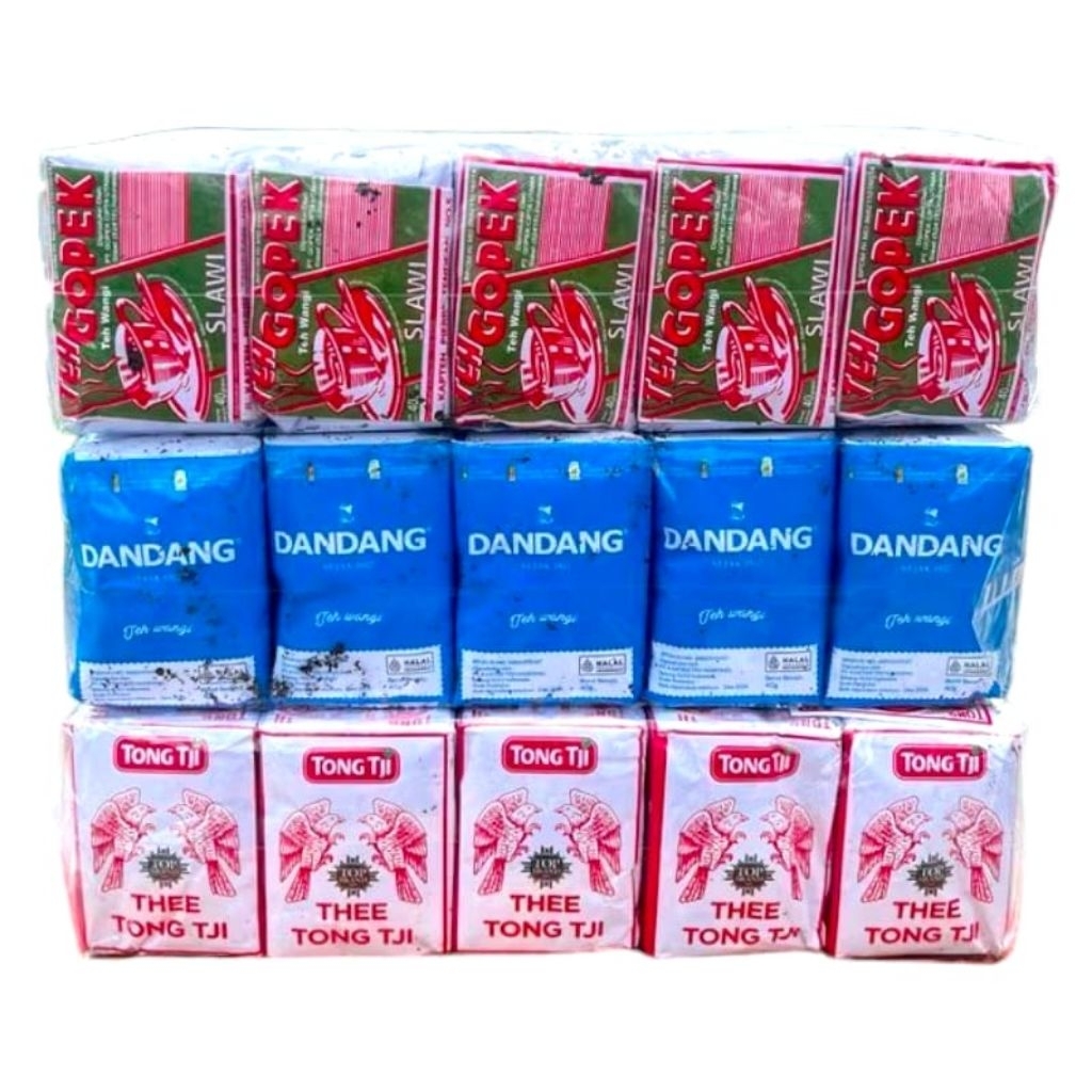 

Paket 3 Slop Teh Gopek Dandang Tongjie Racikan Es Teh Solo