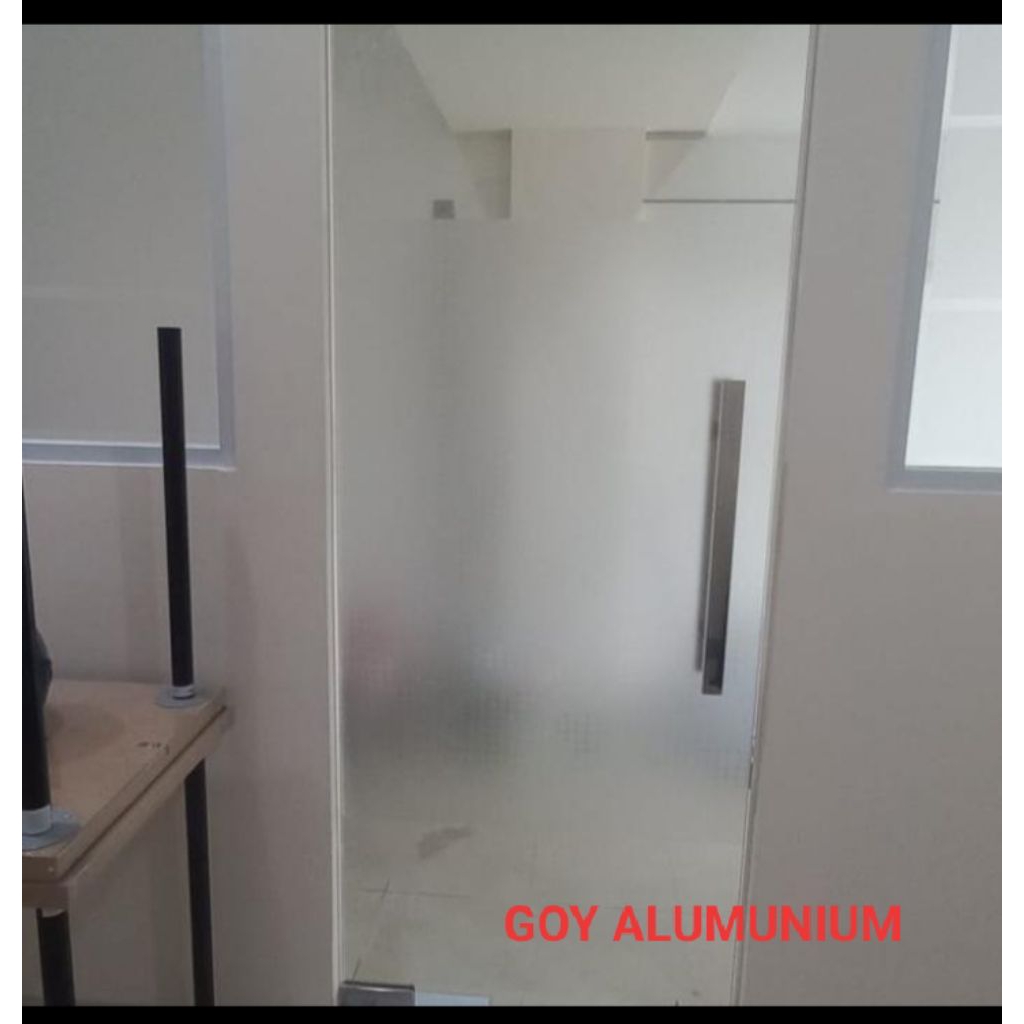 PINTU KACA FLOOR HINGE 12mm TEMPERED