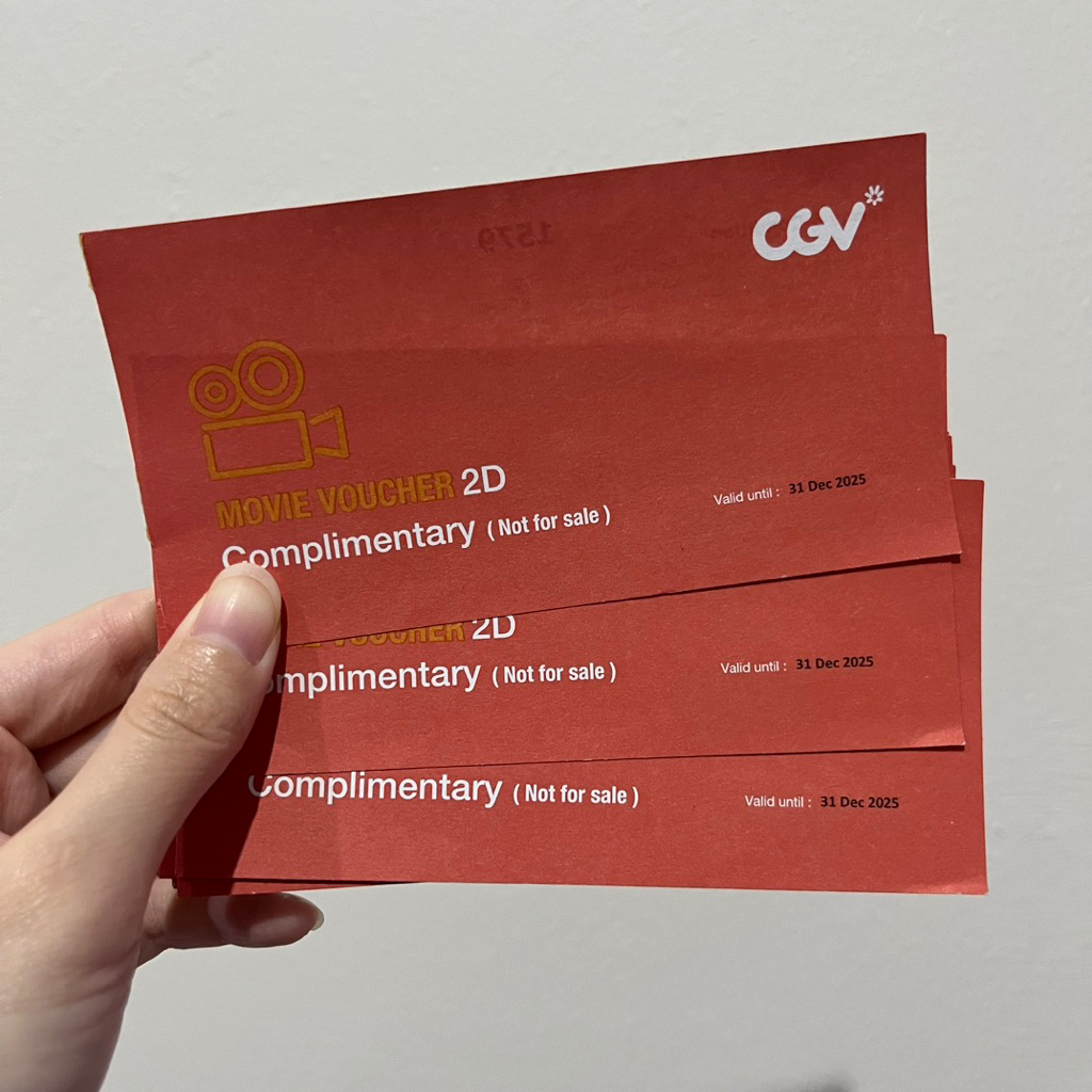 Movie Voucher Tiket Bioskop CGV Regular 2D Weekdays Weekend/ Tiket CGV